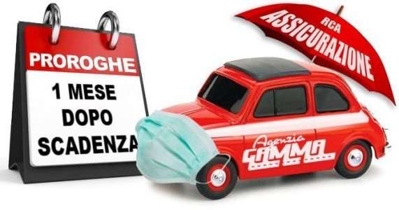 Coronavirus: proroga scadenza assicurazione RC Auto
