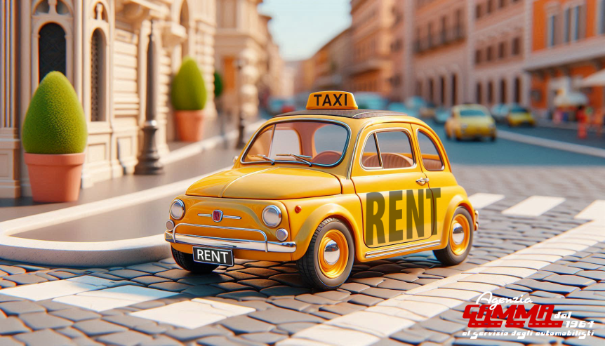 Fiat 500 TAXI e NCC - Iscrizione al RENT