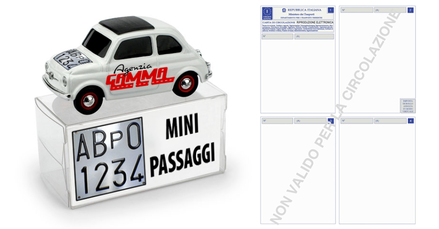 Mini passaggi - Documento Unico (DU) non valido per la circolazione